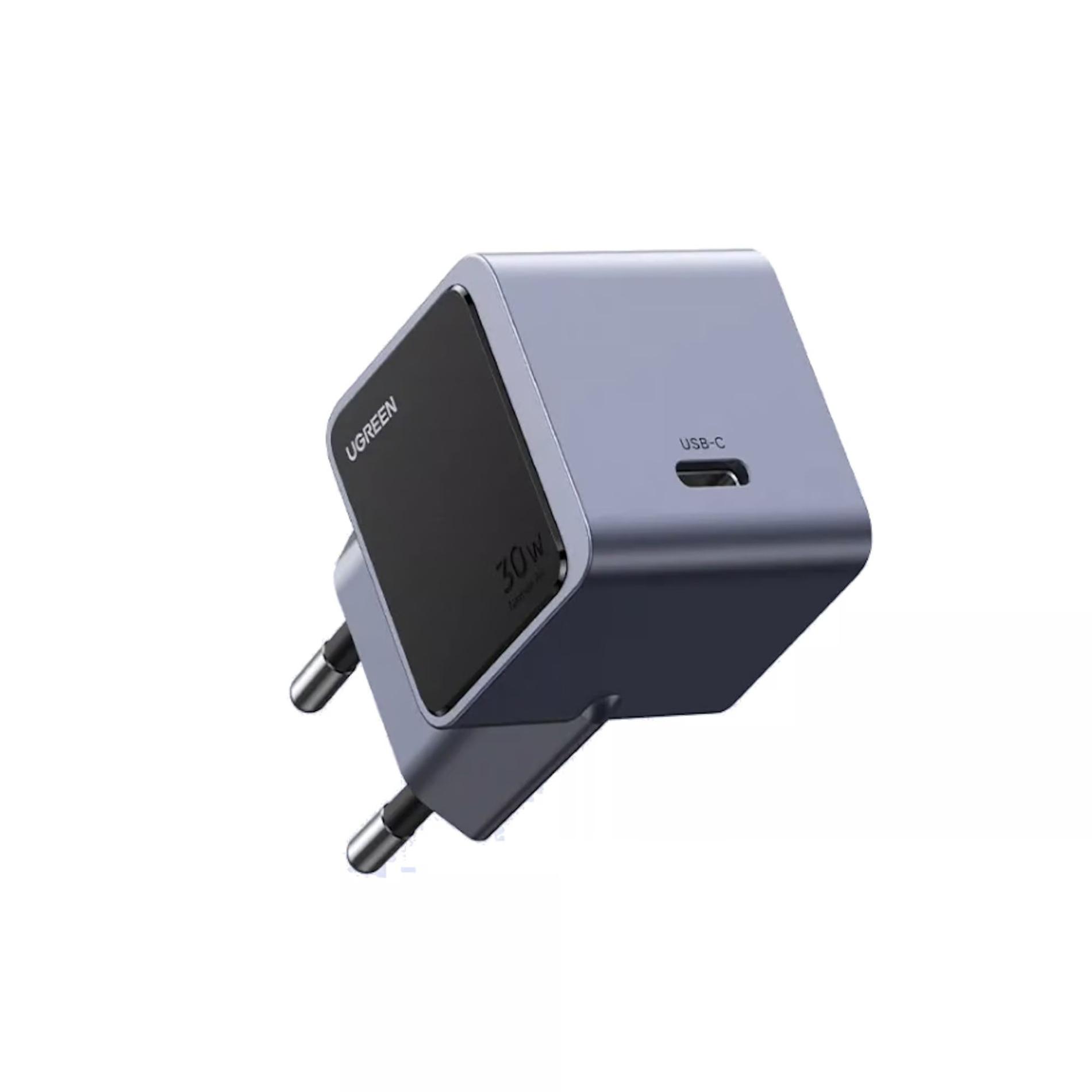 Incarcatoare retea - Incarcator retea Ugreen Nexode Pro 30W USB-C GaN Fast Charger Gri/Negru