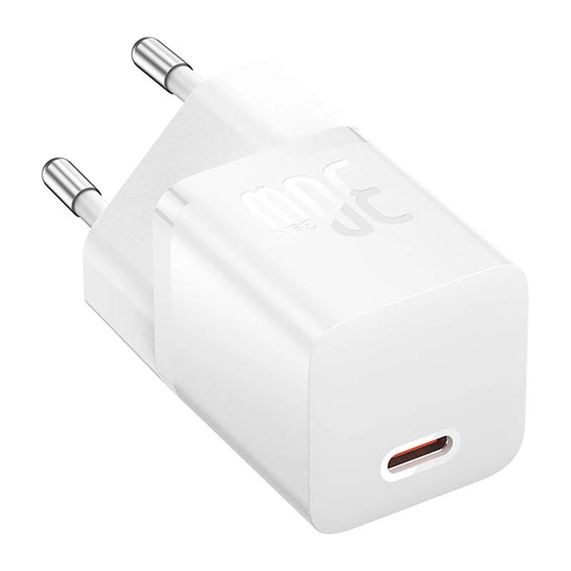 Incarcator retea Baseus GaN5 Fast Charge mini 1C 30W  Alb [1]