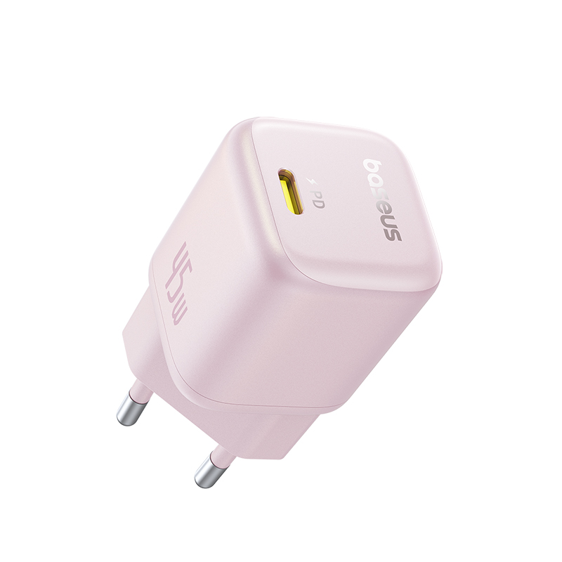Incarcatoare retea - Incarcator retea Baseus PicoGo 45W USB-C Roz