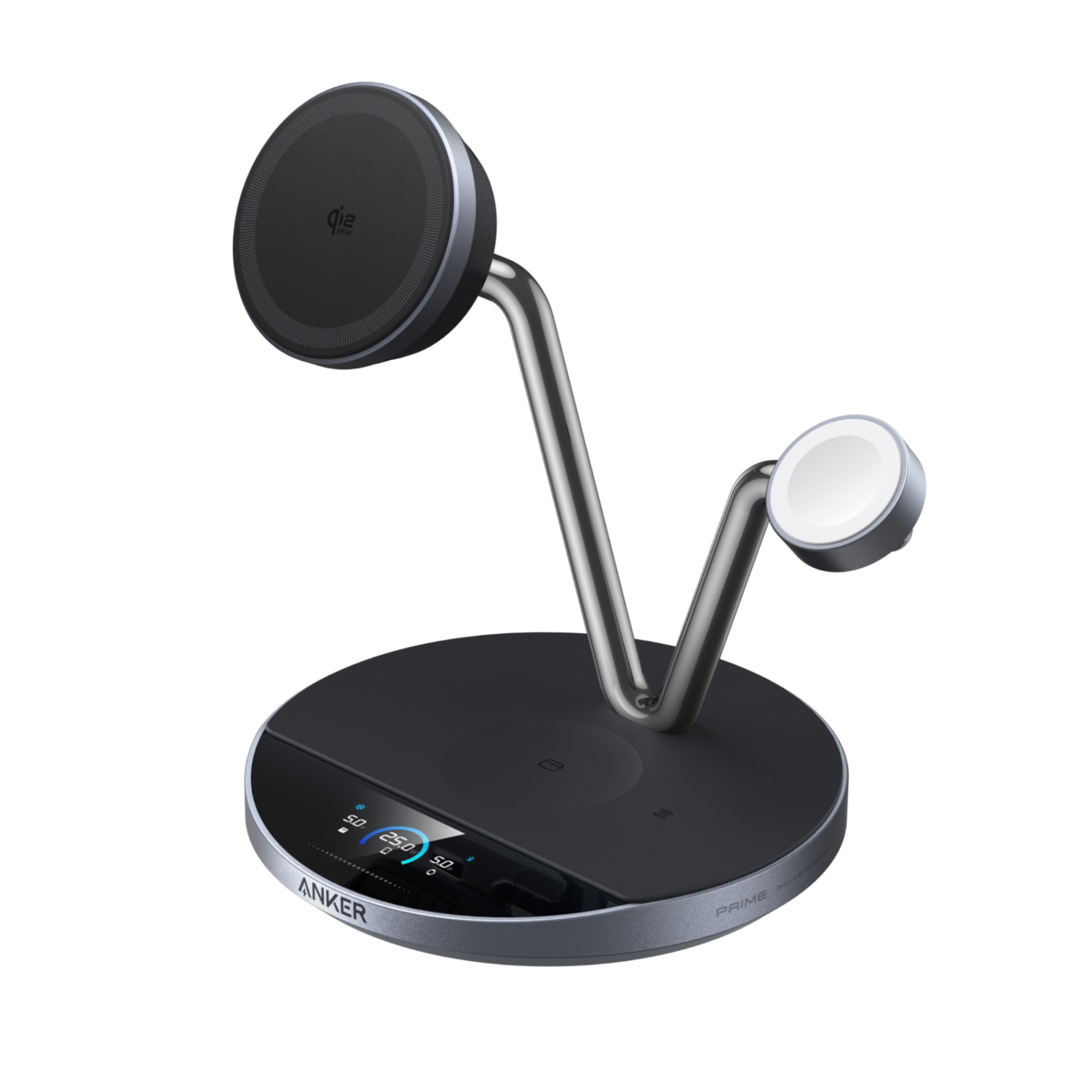 Laptop, Tablete & Telefoane - Incarcator wireless Anker Prime 3 in 1 MagCo AirCool 25W Negru