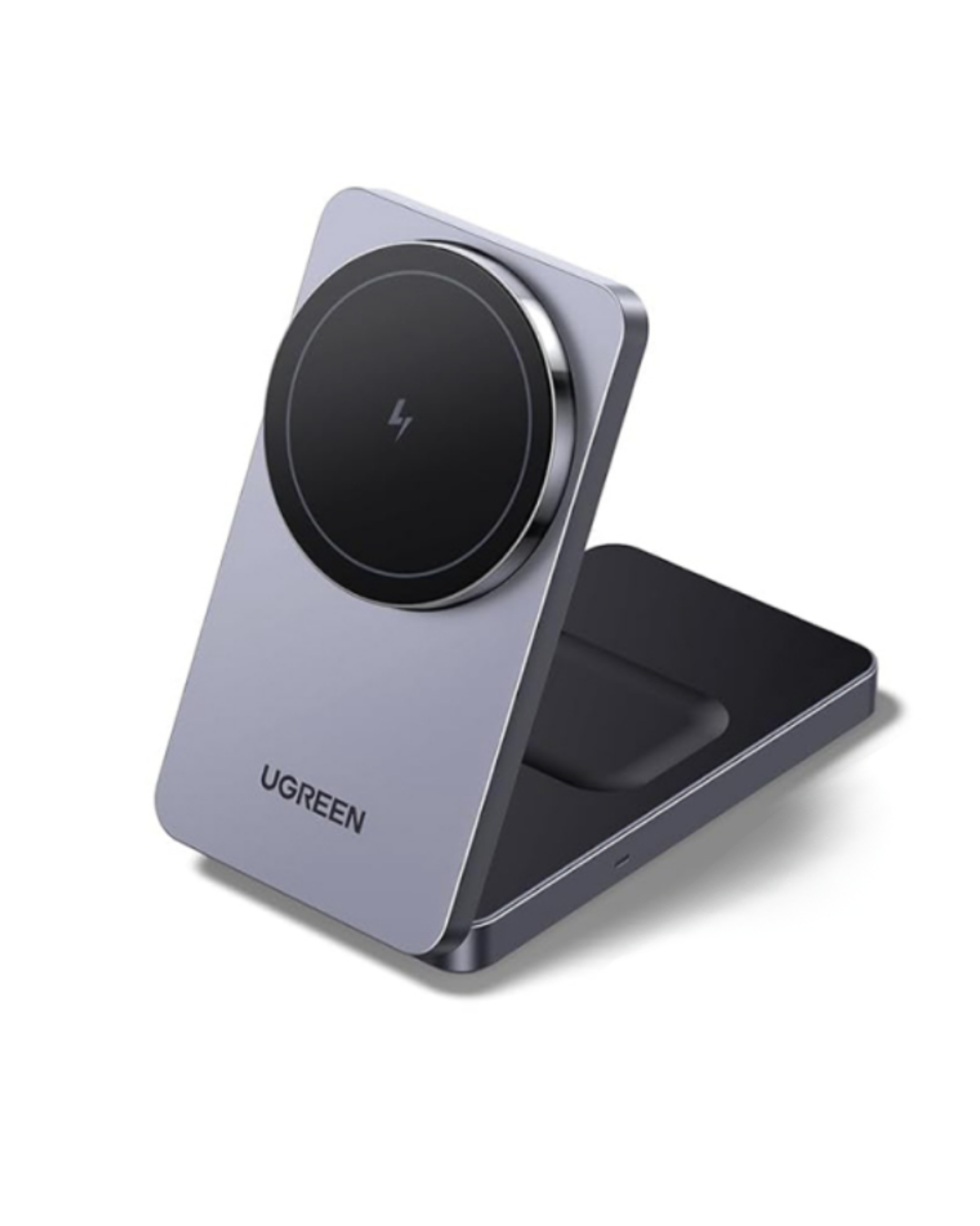 Laptop, Tablete & Telefoane - Incarcator wireless Ugreen 2 in 1 20W Gri