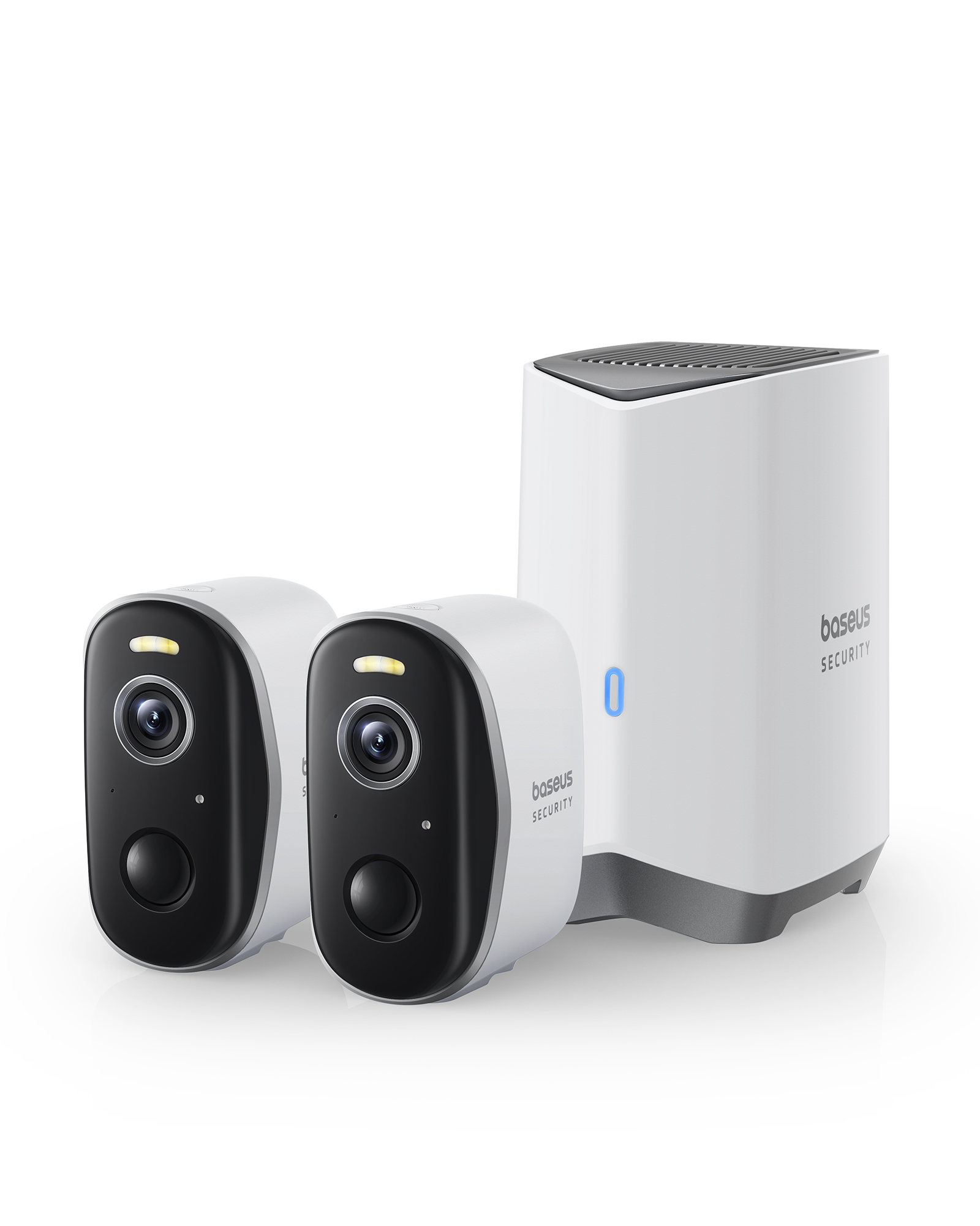 TV, Audio-Video & Foto - Kit supraveghere video wireless Baseus Security N1 Plus HomeStation + 2 camere, Alb