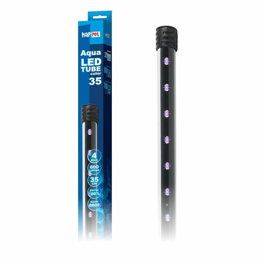 Produse iluminat acvarii - Lampa pentru Acvariu, AquaLED Tub Alb, 4W/35 cm