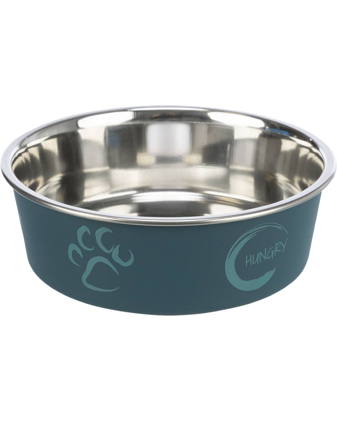 Petshop - Castron Inox Cu Invelis De Plastic, 1.4 l/21 cm, Diverse Culori