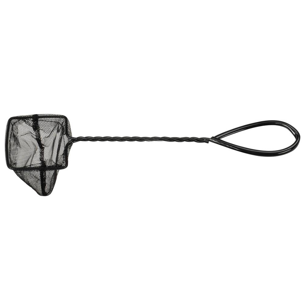 Mobilier si accesorii acvarii si terarii - Minciog Pentru Acvariu, In Forma De V, 25 cm, Negru
