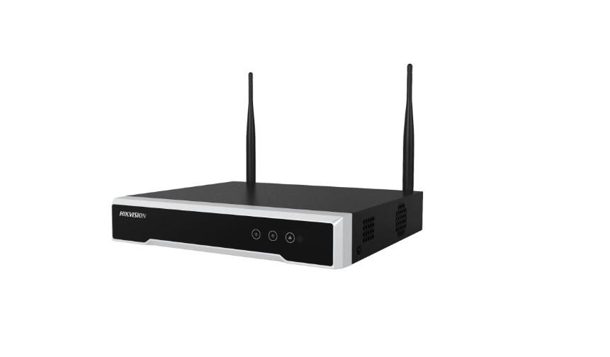 TV, Audio-Video & Foto - NVR Hikvison Wi-Fi 4 canale Hikvision DS-7104NI-K1/W/M1T