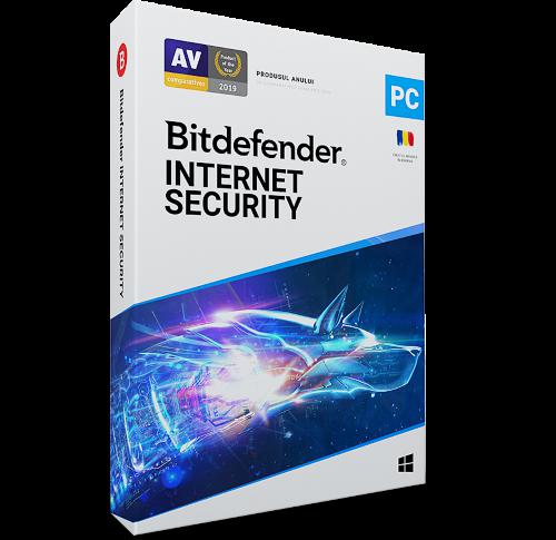 PC, Periferice & Software - Antivirus Bitdefender Internet Security, 1 an, 1 dispozitiv, licenta retail