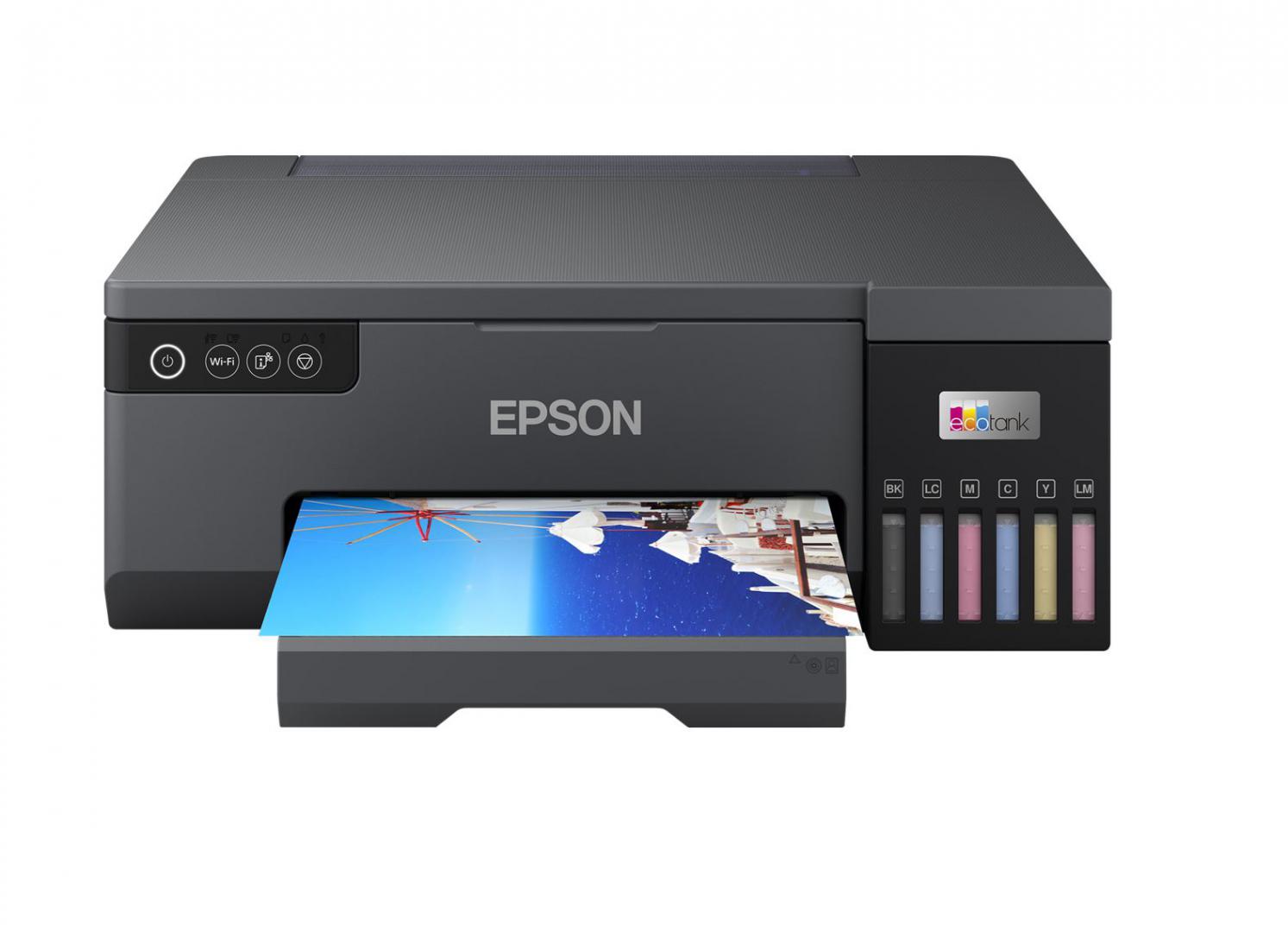 PC, Periferice & Software - Imprimanta inkjet color foto CISS Epson L8050, dimensiune A4, 6 culori