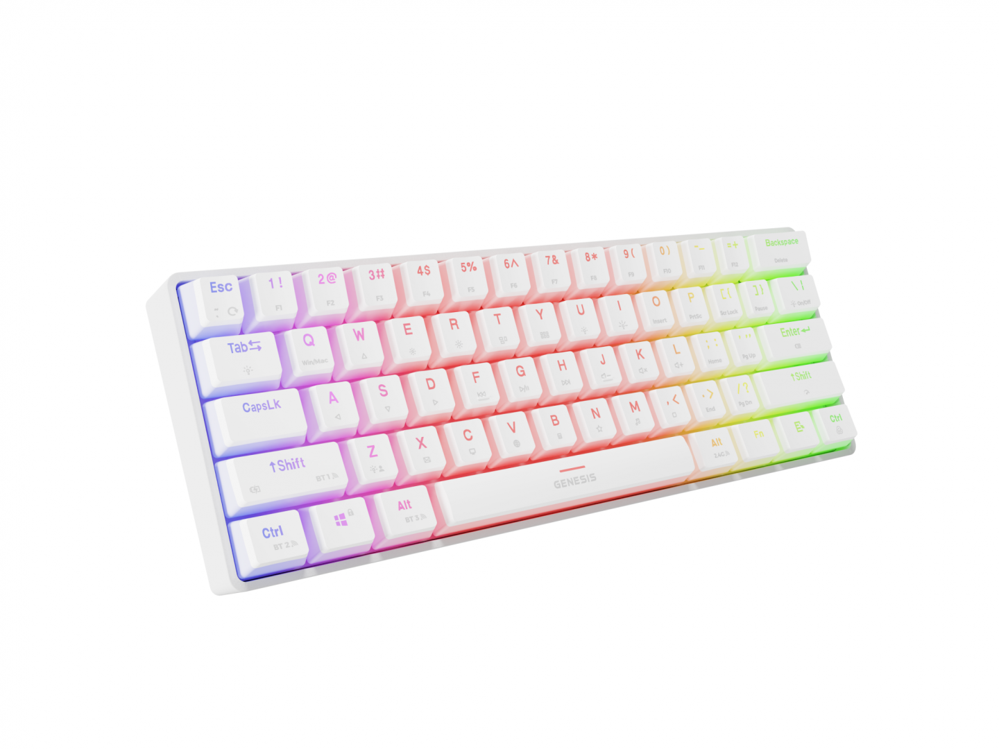 PC, Periferice & Software - Tastatura Genesis Thor 660 G2 60 B Alb
