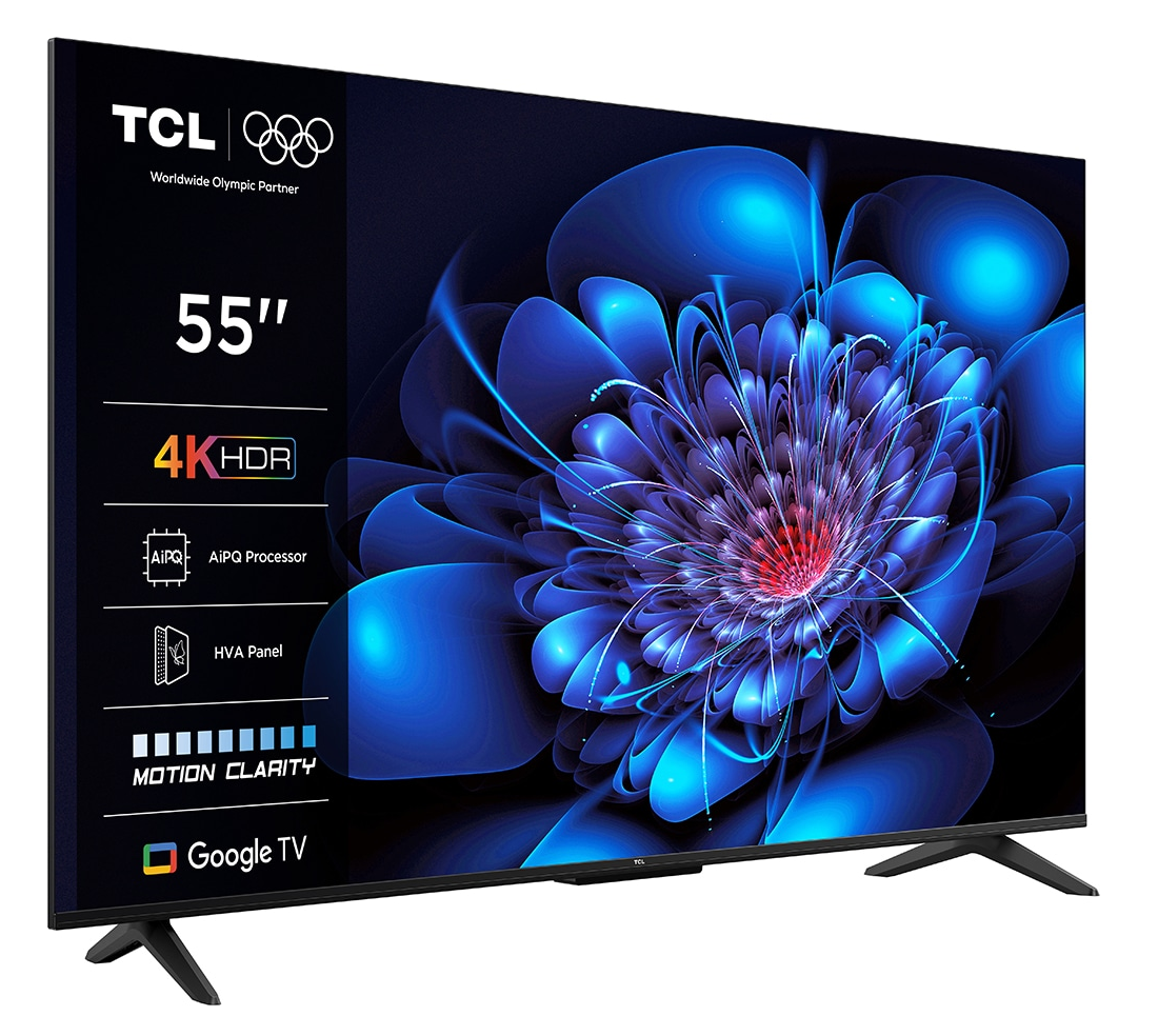 Televizor TCL LED 55P69K, 139 cm, Smart Google TV, 4K, Clasa E [1]