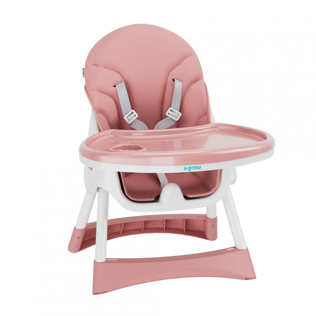 Scaun de masa2 in 1,pliabil, roz,U-Grow [1]