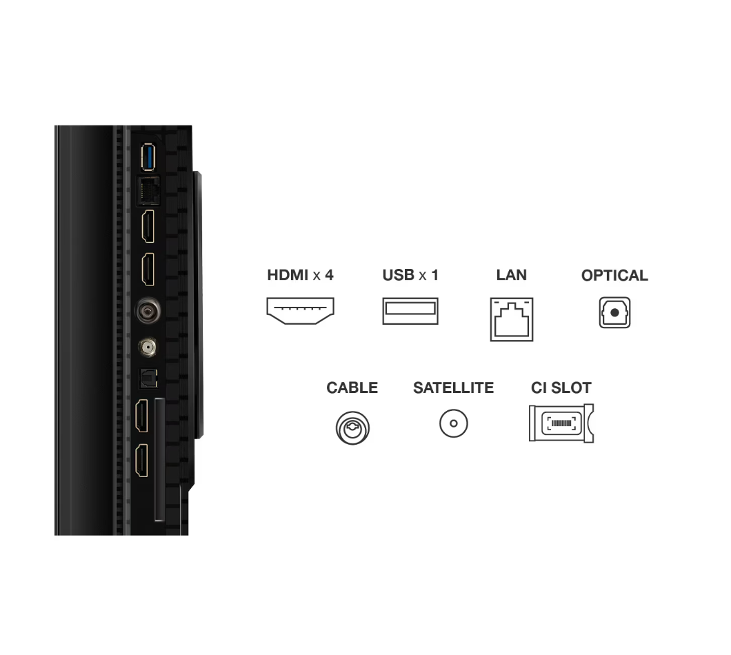 Televizor TCL QLED 65P8K, 164 cm, Smart Google TV, 4K, 100Hz, Clasa F [5]