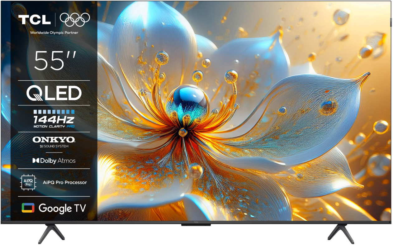 TV, Audio-Video & Foto - Televizor TCL QLED 55T8C, 139 cm, Smart Google TV, 4K