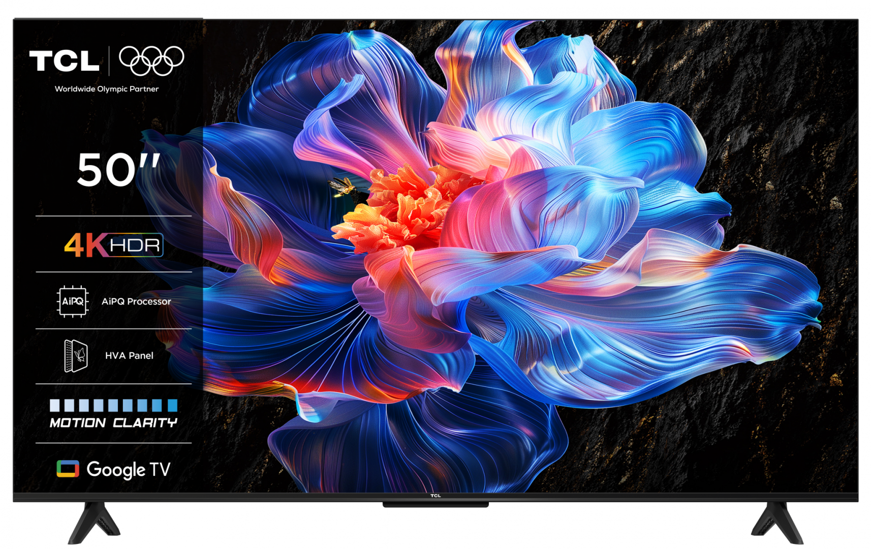 TV, Audio-Video & Foto - Televizor TCL LED 50P6K, 126 cm, Smart Google TV, 4K, Clasa E
