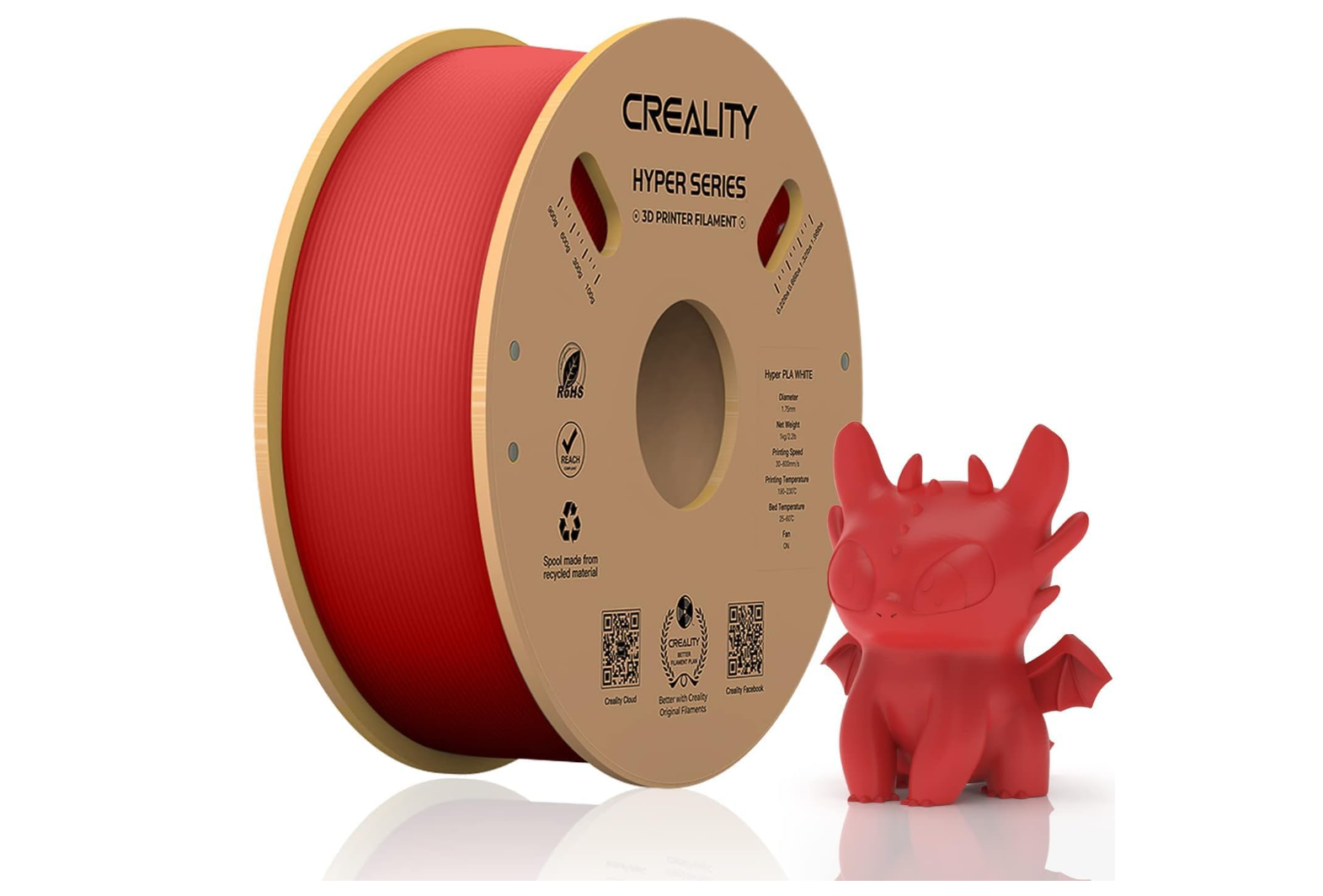 PC, Periferice & Software - CREALITY 3D FILAMENT HYPER-PLA RED