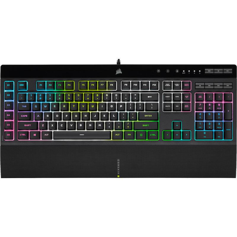 PC, Periferice & Software - Tastatura Gaming Corsair K55 PRO, Ilumin