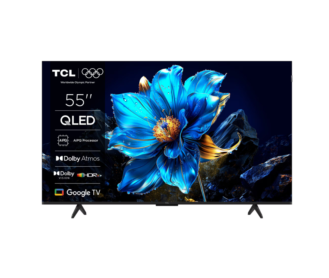 TV, Audio-Video & Foto - Televizor TCL QLED 55P7K, 139 cm, Smart Google TV, 4K, Clasa F