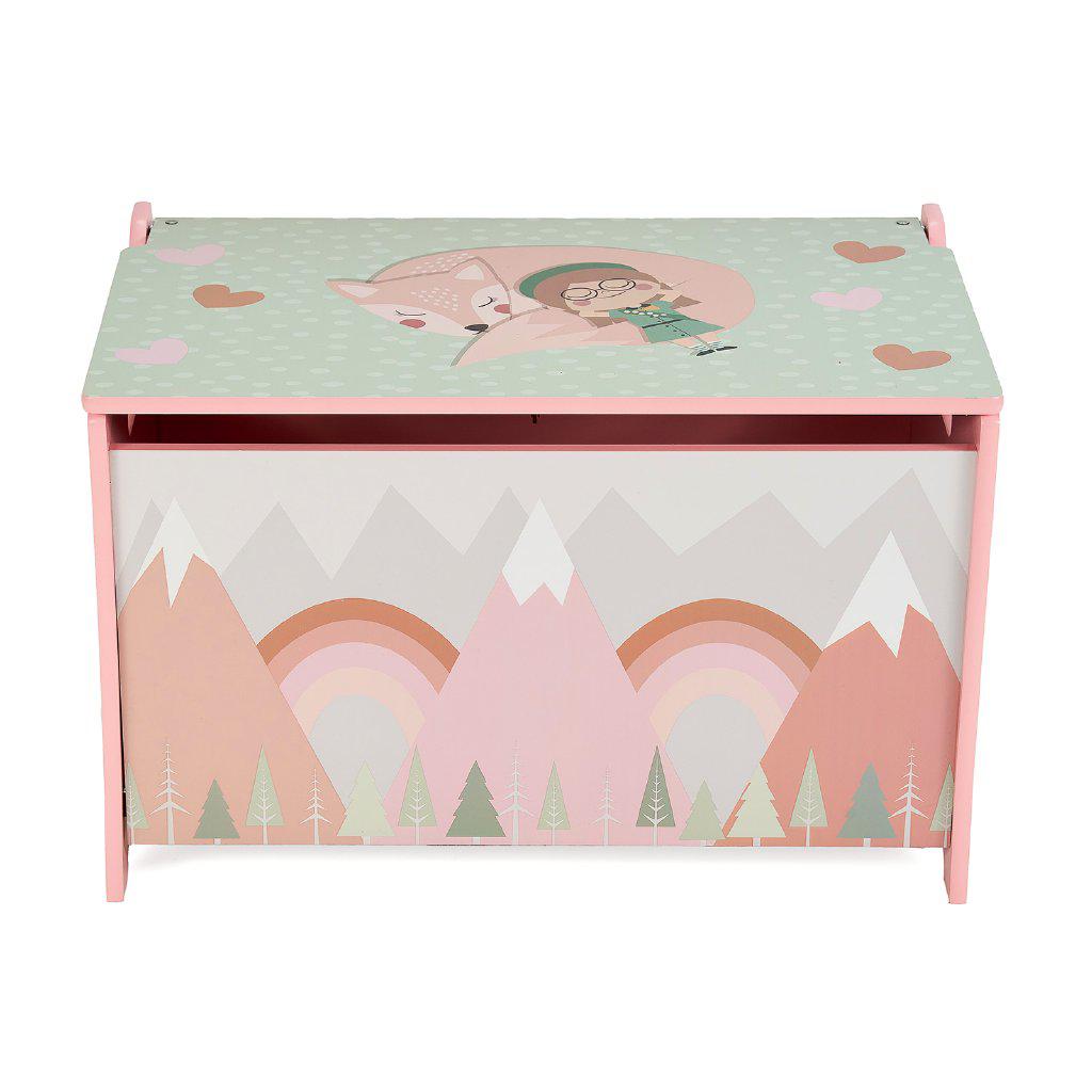 Mobilier camera copii - Bancuta cu depozitare PinkForest, U-Grow