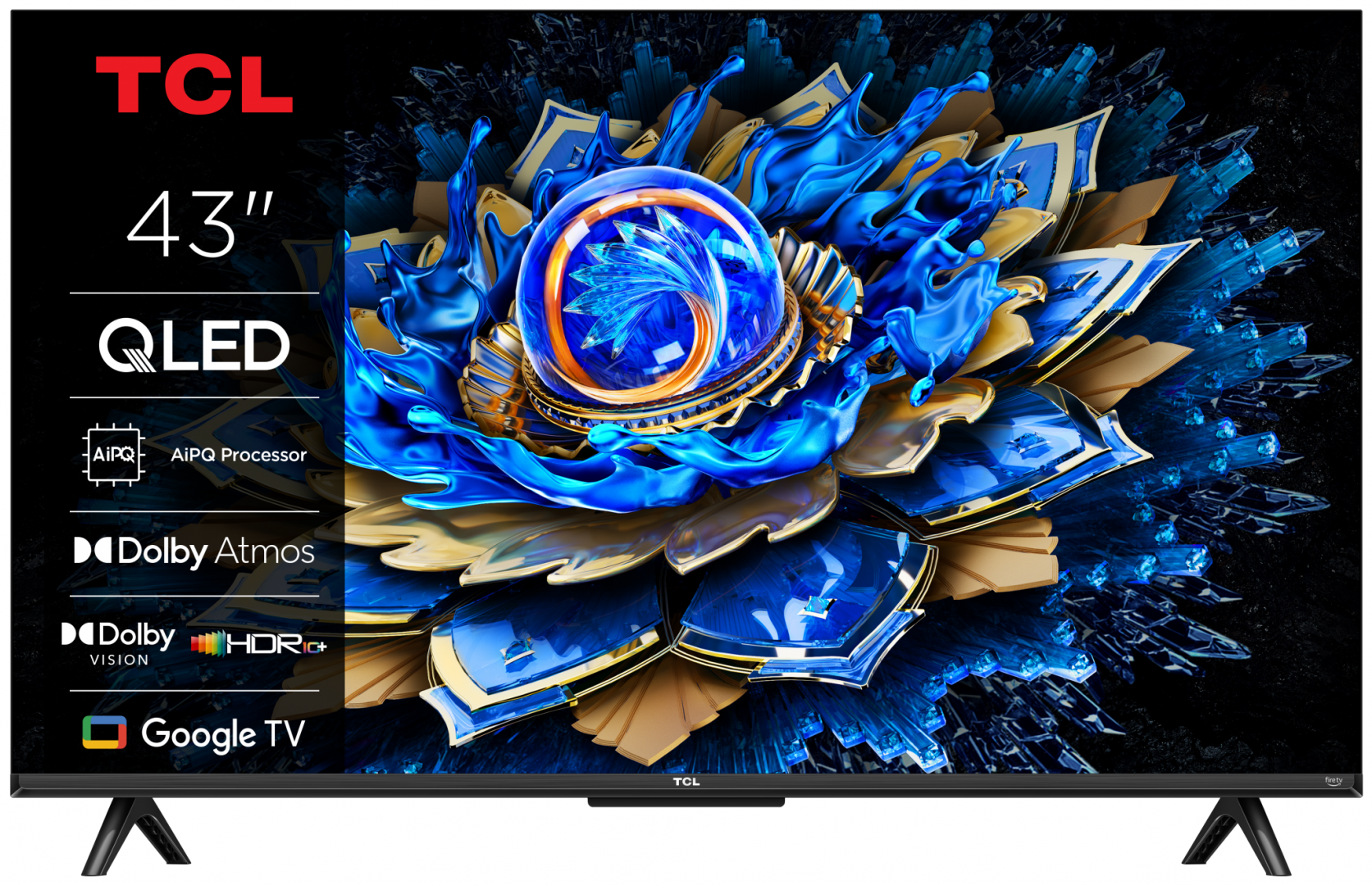TV, Audio-Video & Foto - Televizor TCL QLED 43T69C, 108 cm, Smart Google TV, 4K