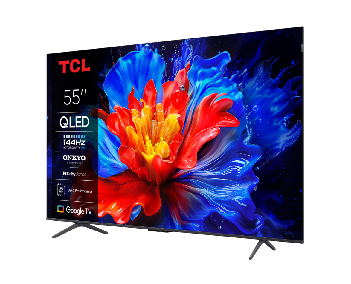 Televizor TCL QLED 55P8K, 139 cm, Smart Google TV, 4K, Clasa F [2]