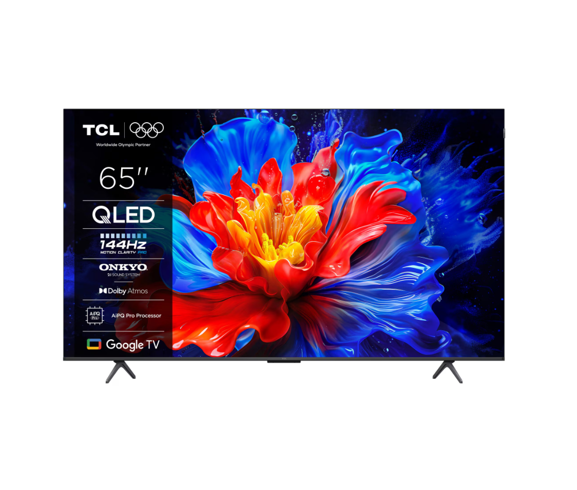 TV, Audio-Video & Foto - Televizor TCL QLED 65P8K, 164 cm, Smart Google TV, 4K, 100Hz, Clasa F
