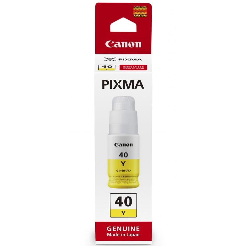 PC, Periferice & Software - Cartus cerneala Canon GI-40Y, culoare Galben