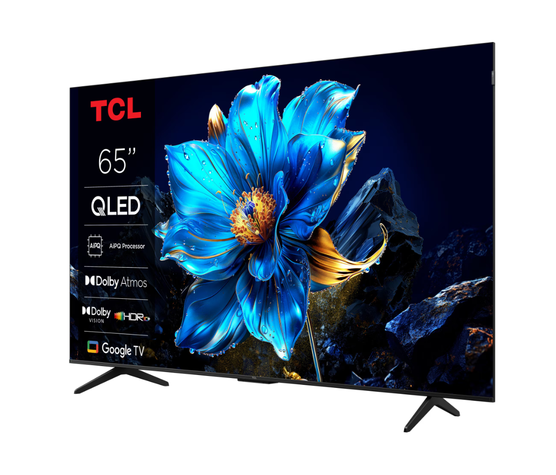 Televizor TCL QLED 65P7K, 164 cm, Smart Google TV, 4K, Clasa F [2]