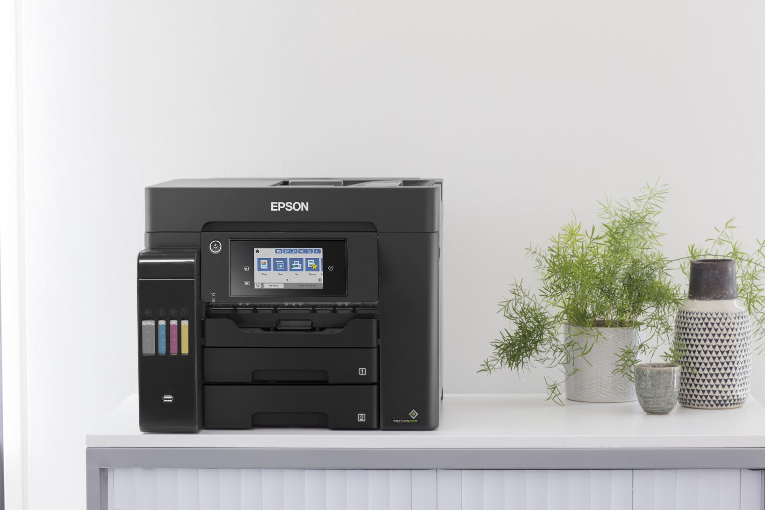 PC, Periferice & Software - Multifunctional inkjet color CISS Epson L6550, dimensiune A4