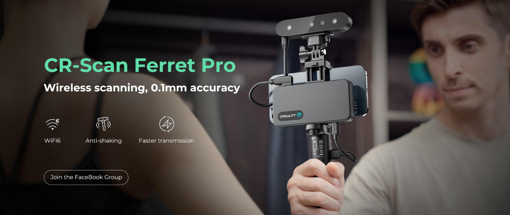 PC, Periferice & Software - CREALITY 3D SCANNER CR-SCAN FERRET PRO