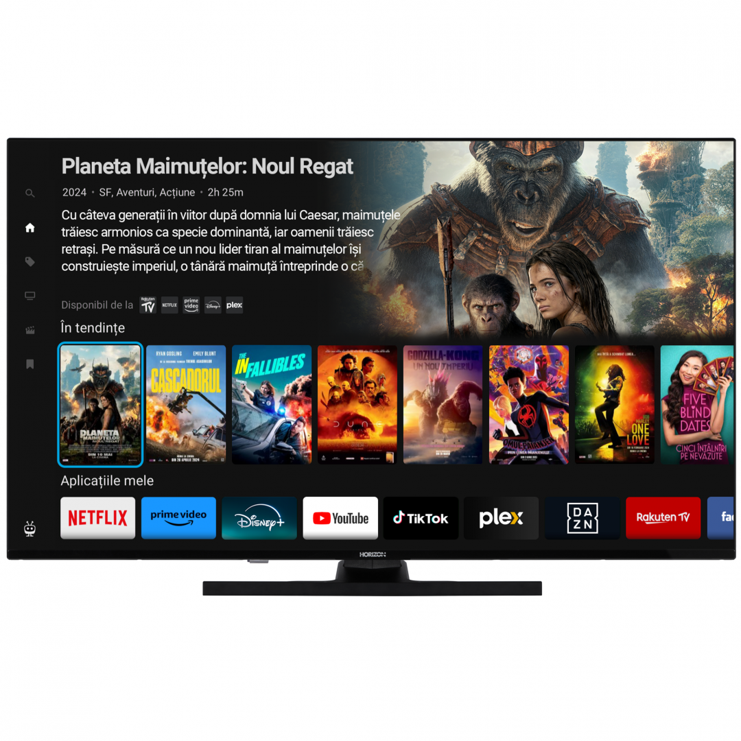 Televizoare - Televizor Horizon QLED Smart TV 43HQ8560U/D, 109 cm, QLED, 4K Ultra HD