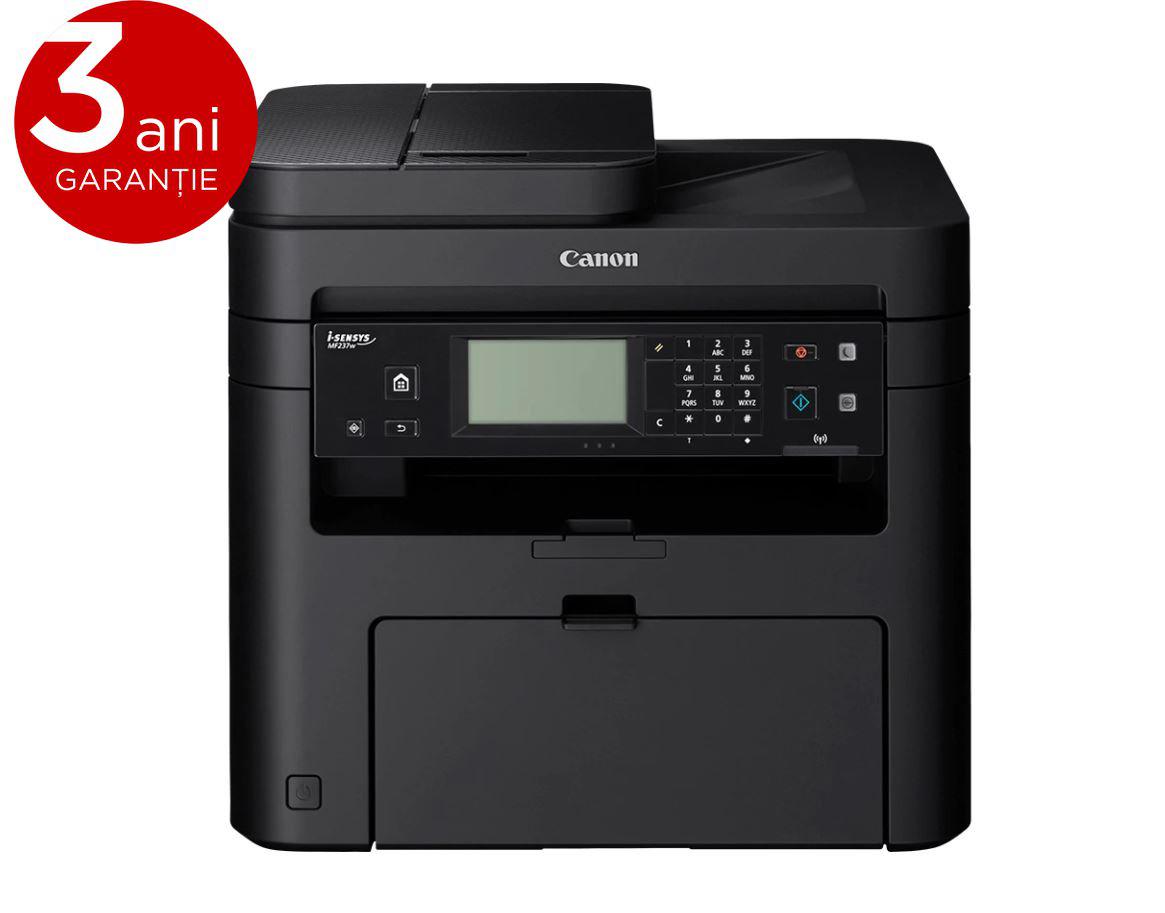 PC, Periferice & Software - Multifunctional laser mono Canon Bundle MF237W + 2 X CRG737, dimensiune A4