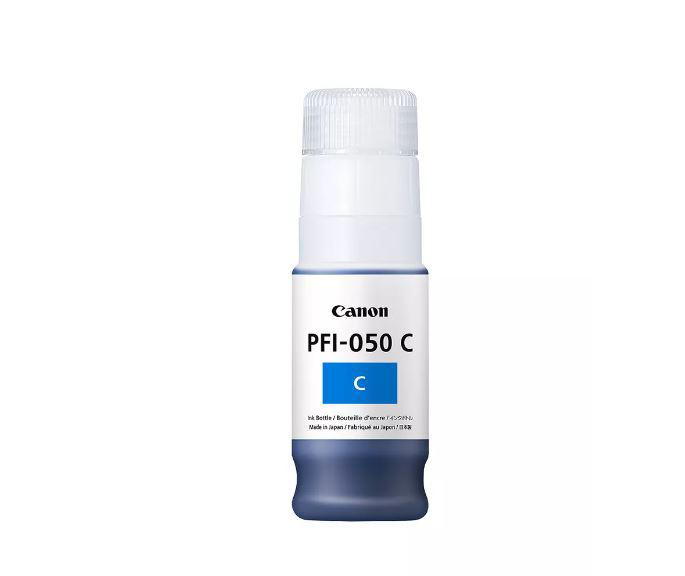 PC, Periferice & Software - Cartus cerneala Canon PFI-050C, Cyan, Capacitate 70ml