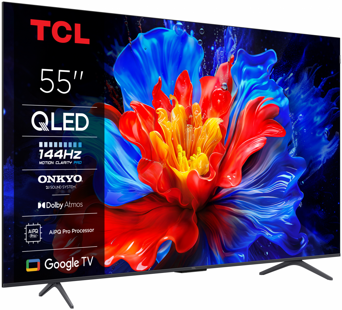 Televizor TCL QLED 55P81K, 139 cm, Smart Google TV, 4K [1]