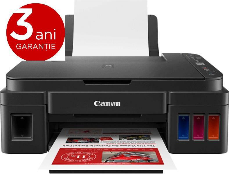 PC, Periferice & Software - Multifunctional inkjet color CISS Canon PIXMA G3430, dimensiune A4