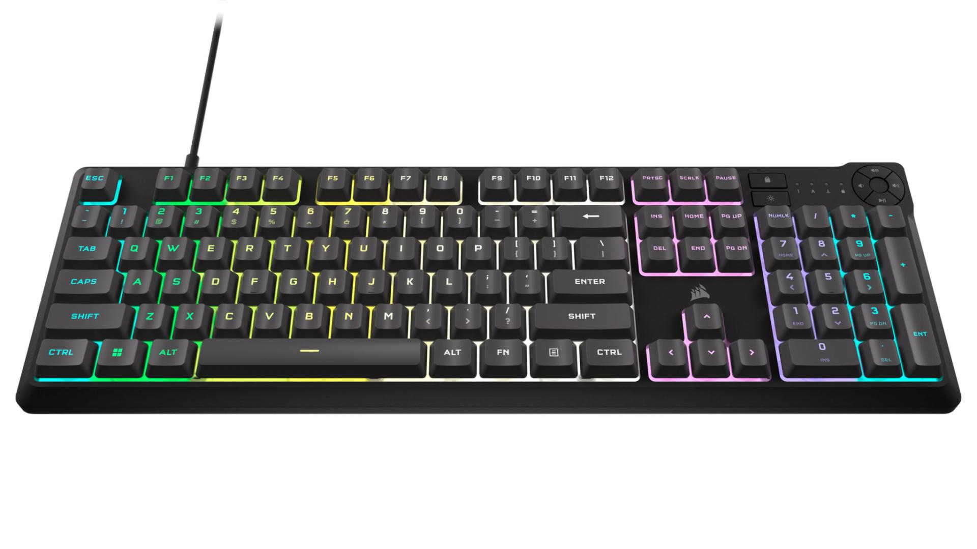 PC, Periferice & Software - Tastatura Gaming Corsair K55 CORE RGB GR