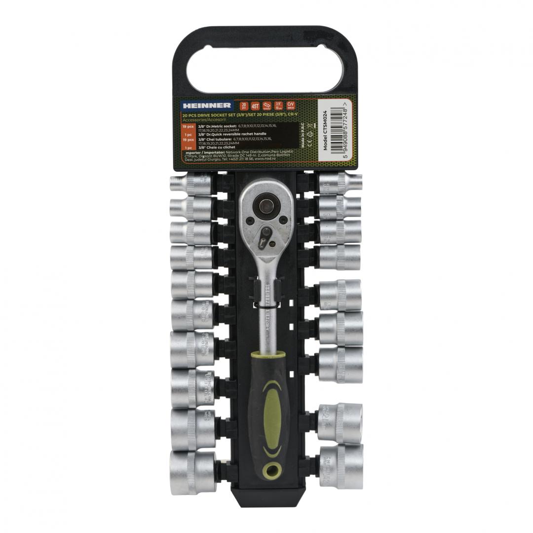 Casa, Gradina & Bricolaj - HR SET 20 PIESE 3/8" CR-V