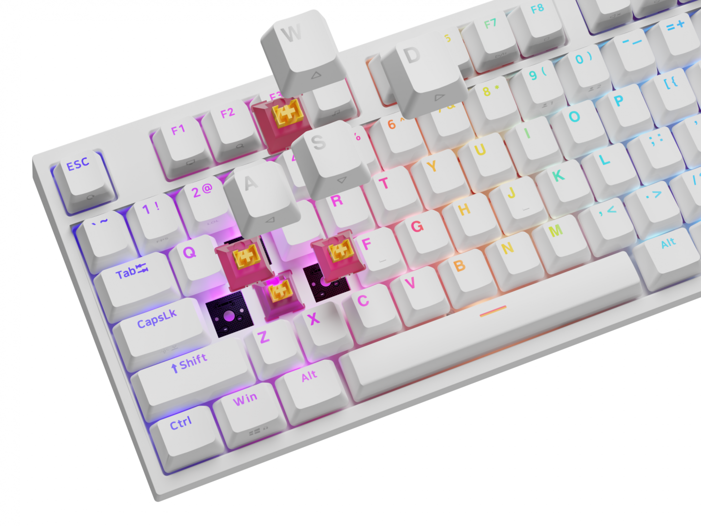 Tastatura Genesis Thor 404 P Alb [7]