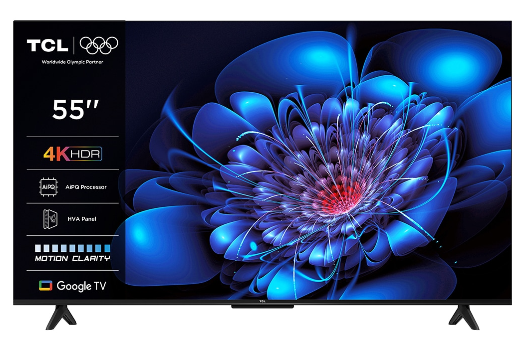 TV, Audio-Video & Foto - Televizor TCL LED 55P69K, 139 cm, Smart Google TV, 4K, Clasa E