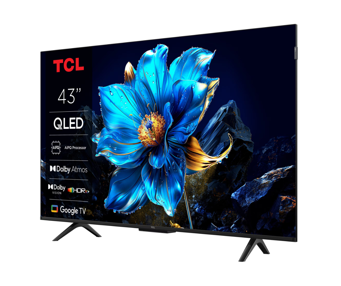 Televizor TCL QLED 43P7K, 108 cm, Smart Google TV, 4K, Clasa F [2]