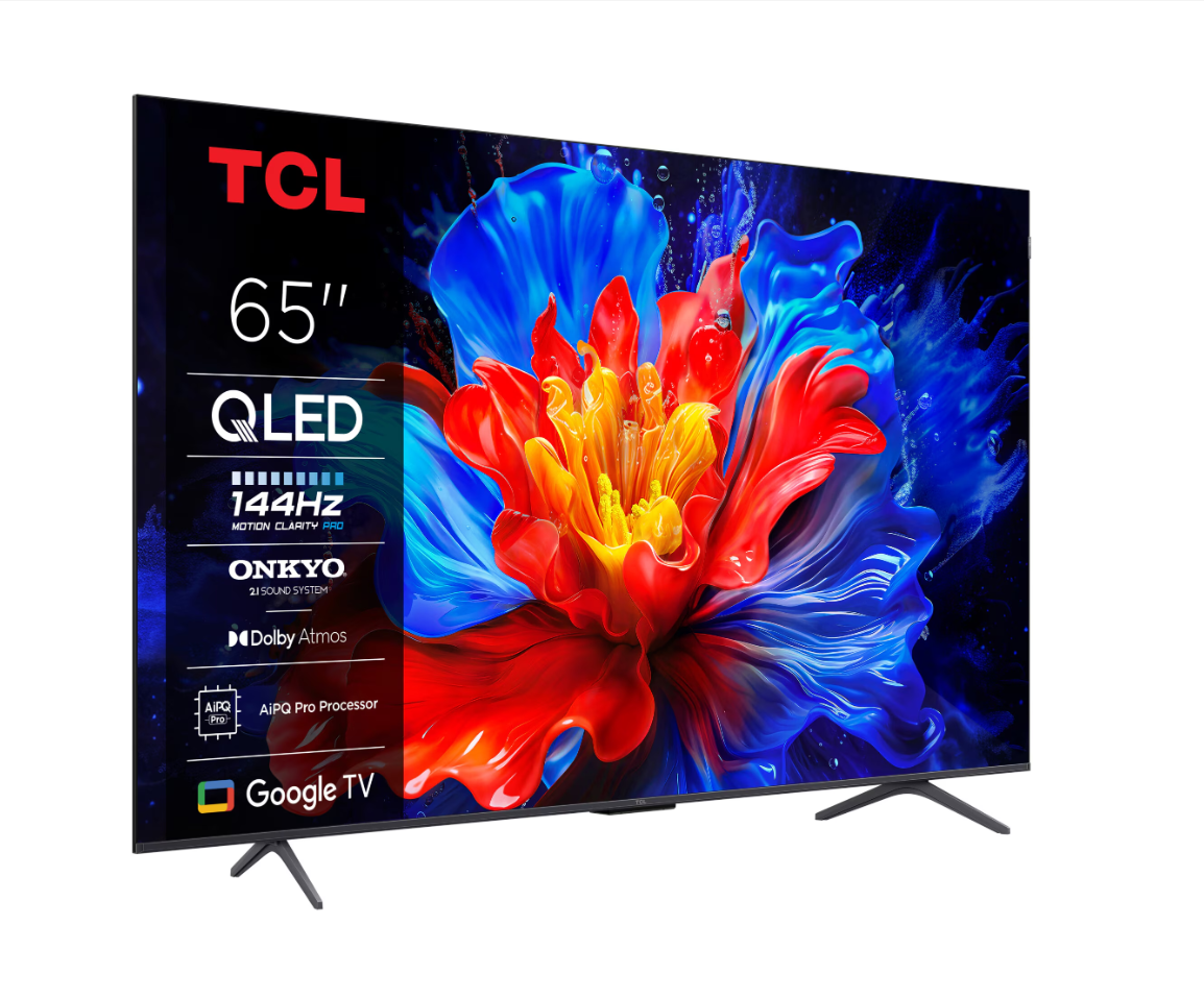 Televizor TCL QLED 65P8K, 164 cm, Smart Google TV, 4K, 100Hz, Clasa F [1]