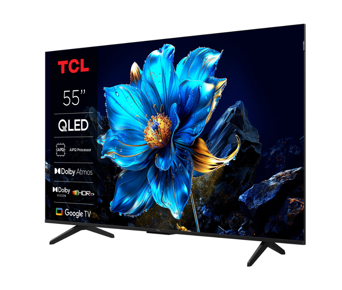 Televizor TCL QLED 55P7K, 139 cm, Smart Google TV, 4K, Clasa F [2]