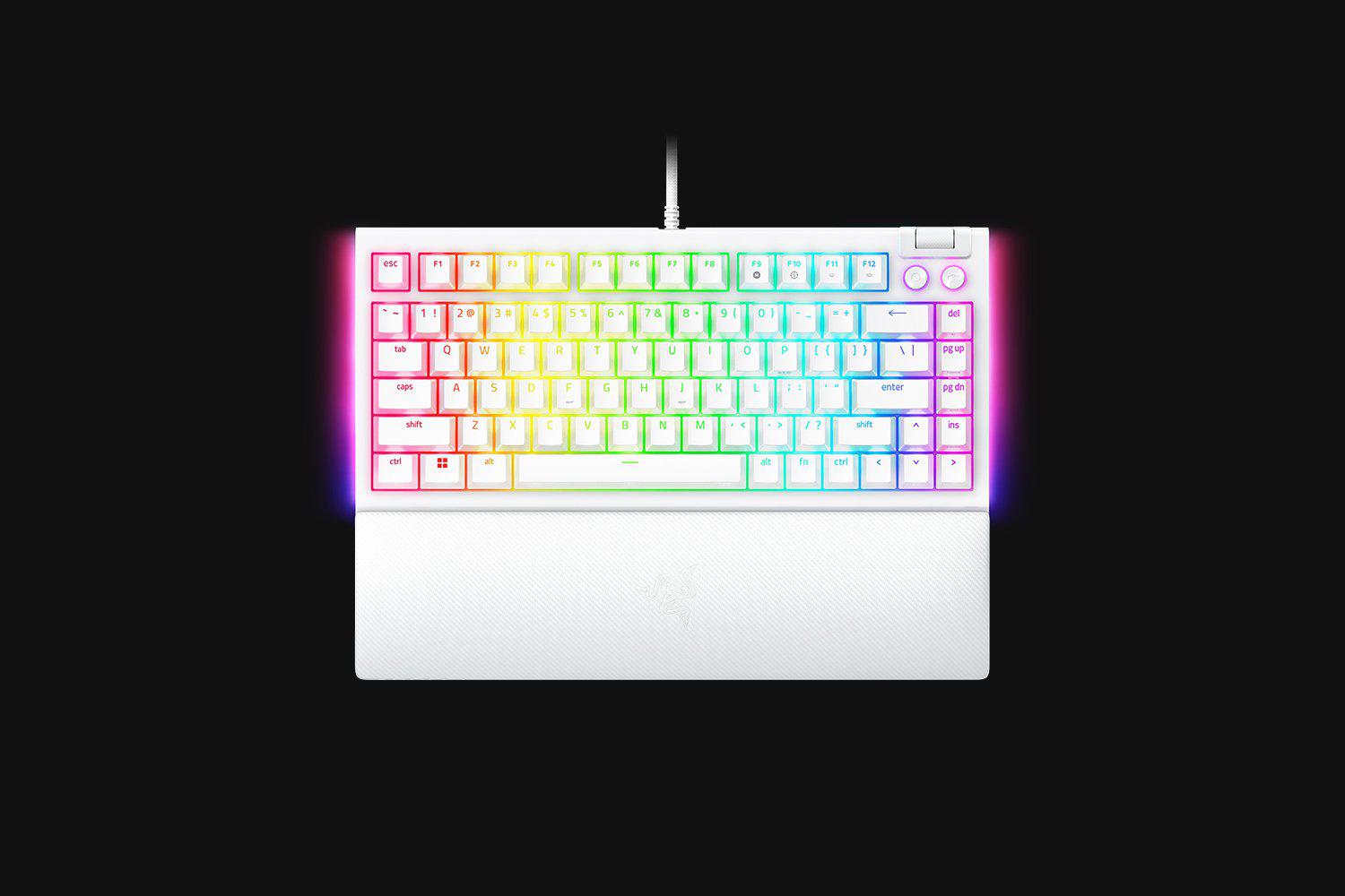 PC, Periferice & Software - Tastatura Razer BlackWidow V4 75 White