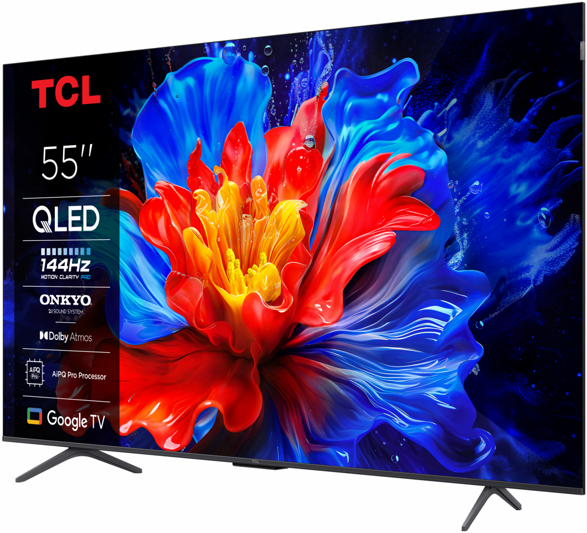 Televizor TCL QLED 55P81K, 139 cm, Smart Google TV, 4K [2]