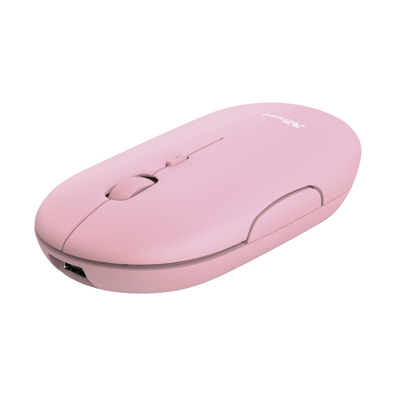 Mouse - Mouse wireless reîncărcabil Ultra-Subțire Trust Puck