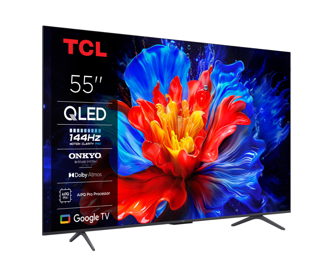 Televizor TCL QLED 55P8K, 139 cm, Smart Google TV, 4K, Clasa F [1]