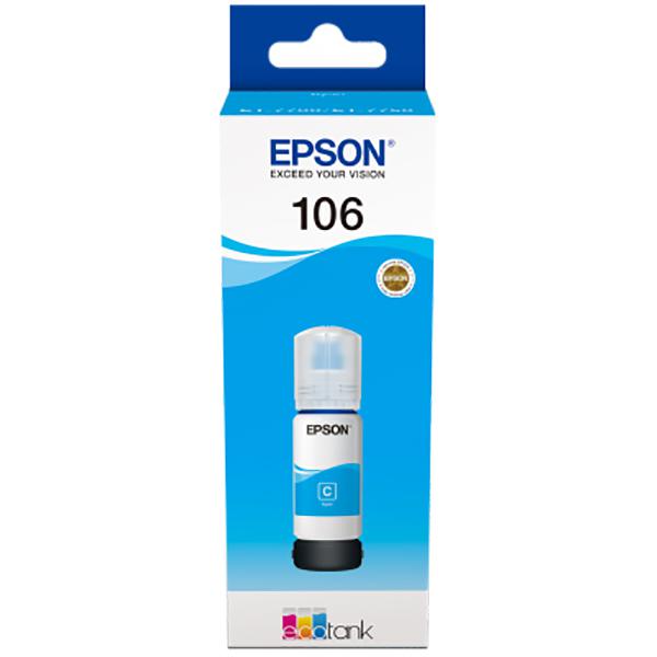 PC, Periferice & Software - Cartus cerneala Epson 106 EcoTank CYAN INK BOTTLE