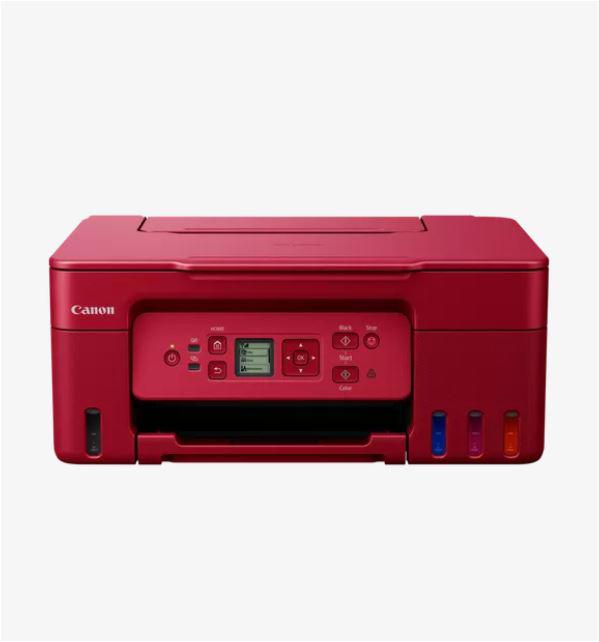 Multifunctional inkjet color CISS Canon PIXMA G3470 Rosu, dimensiune A4 [2]