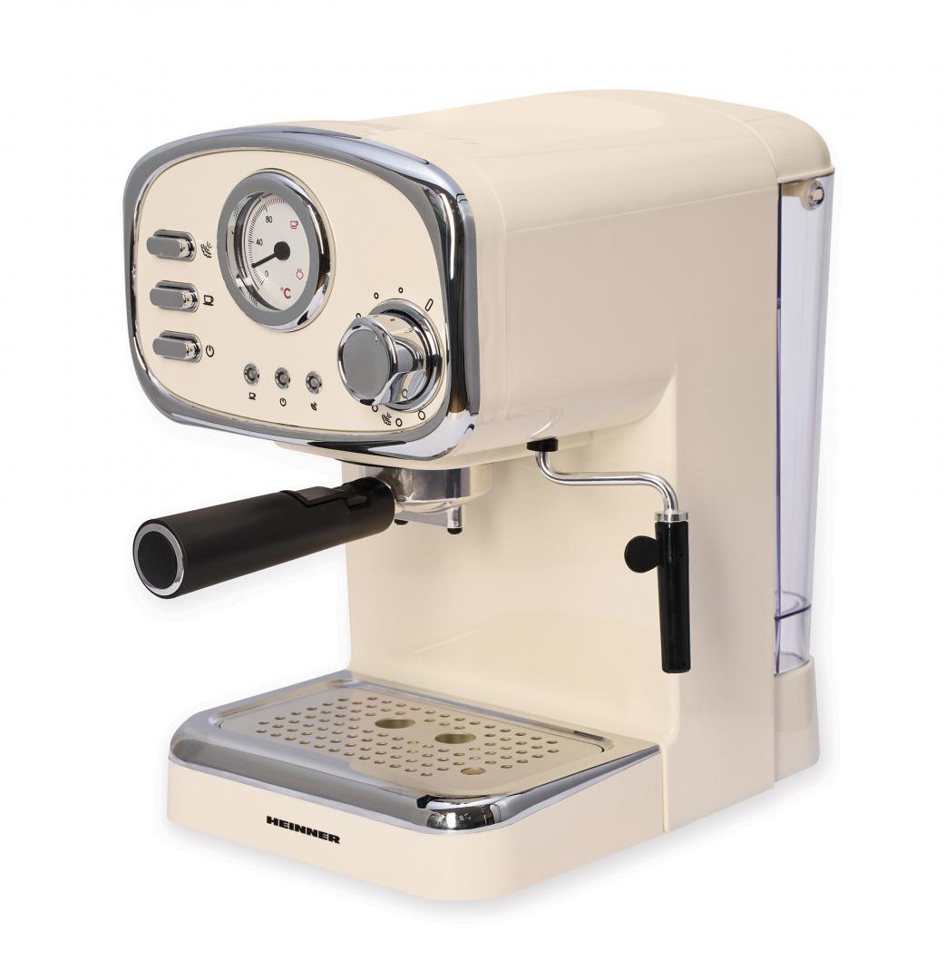 Espressoare & cafetiere - ESPRESSOR HEINNER RETRO CREAM HEM-1100CR