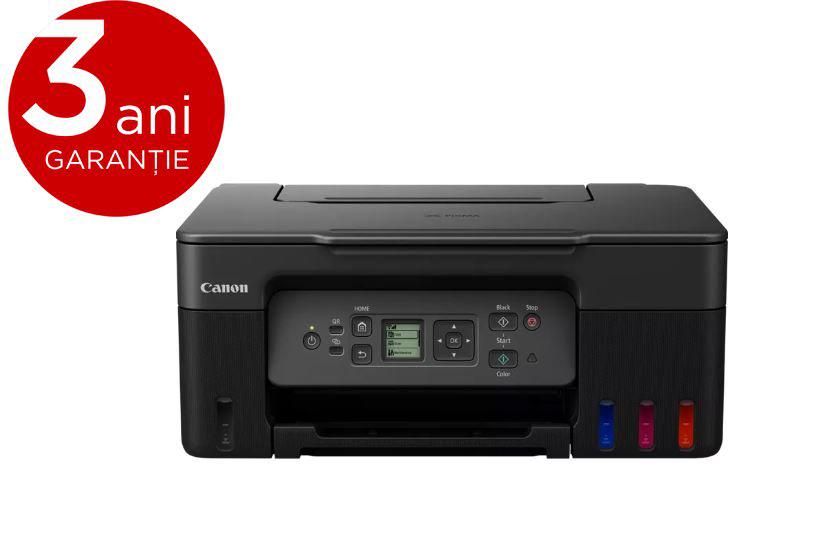 PC, Periferice & Software - Multifunctional inkjet color CISS Canon PIXMA G3470 Negru, dimensiune A4
