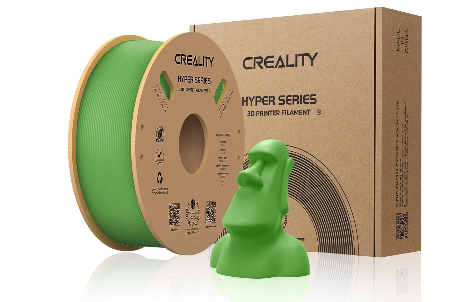 PC, Periferice & Software - CREALITY 3D PR. FILAMENT HYPER-PLA GREEN